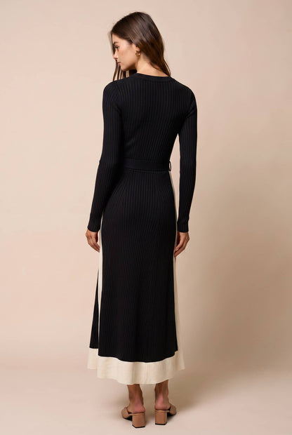 Belted Knit Maxi