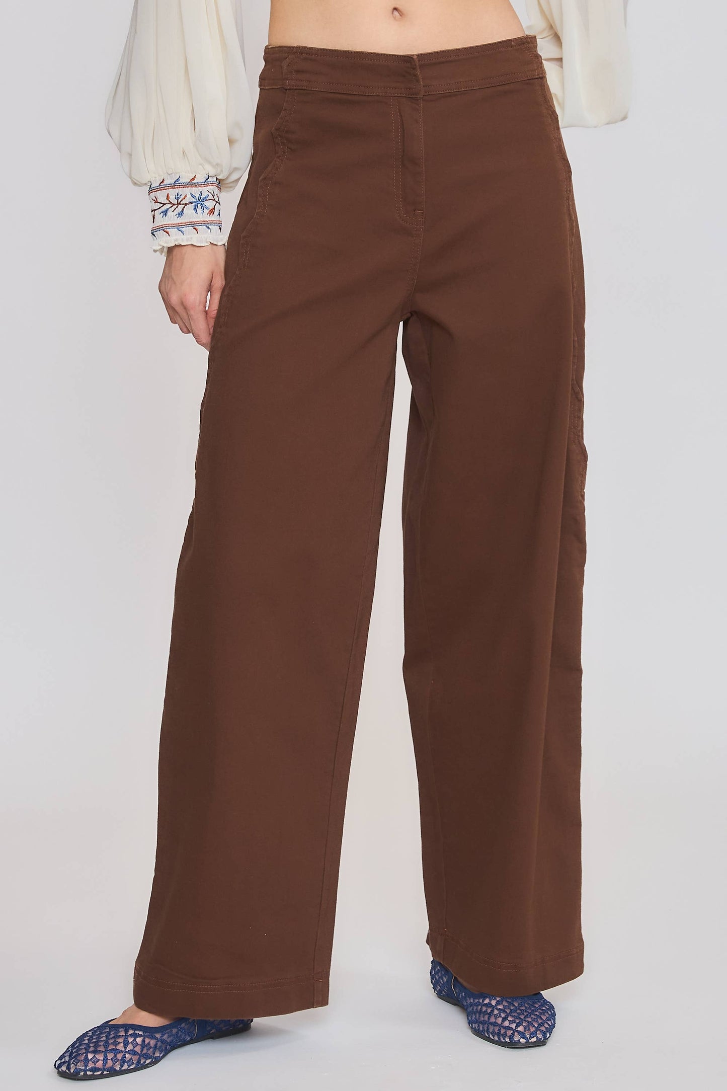 Wide Leg Trousers