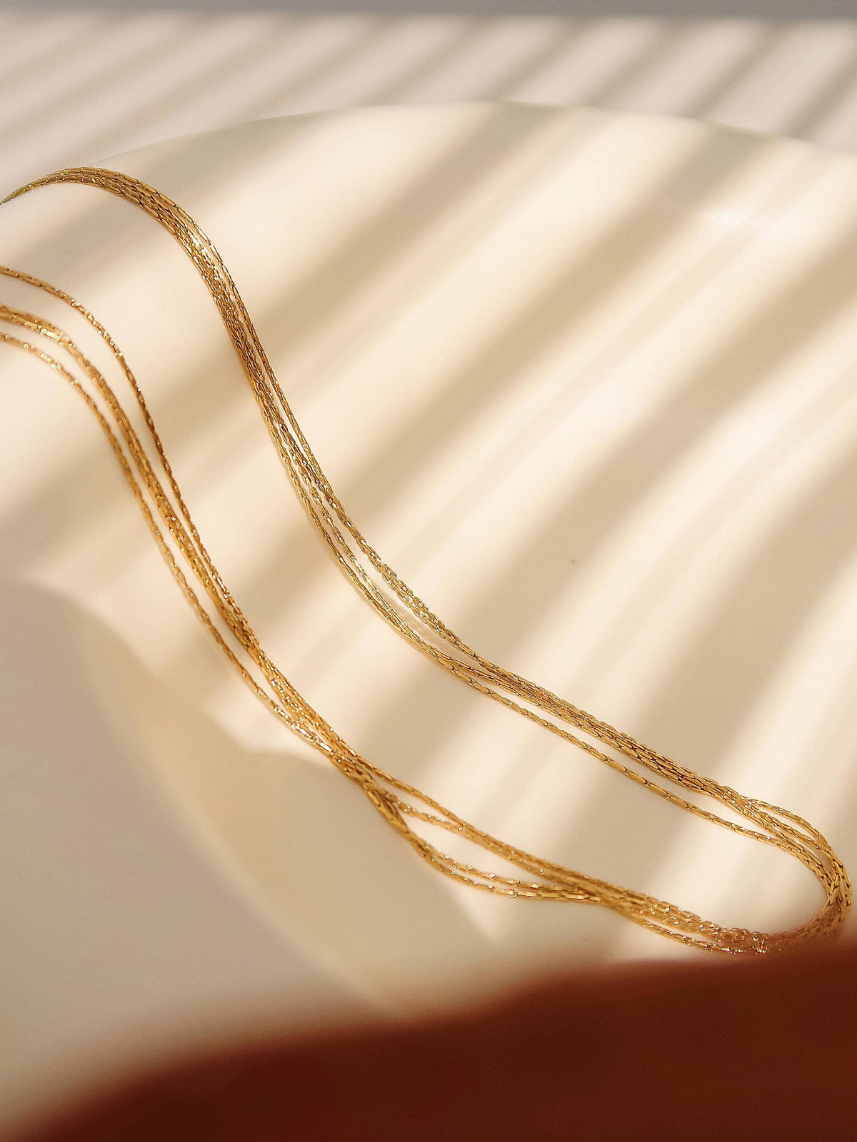 Non-Tarnish Layered Chain Necklace