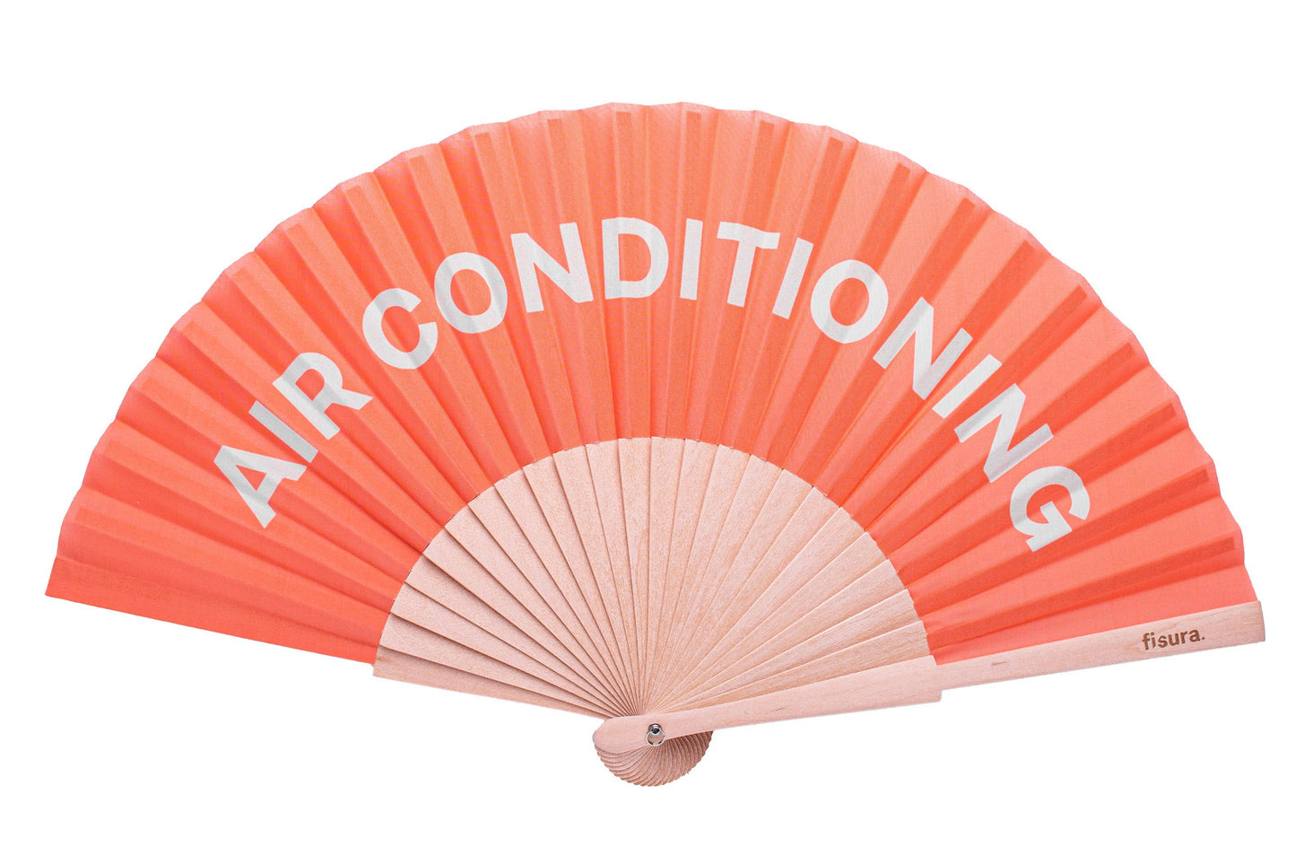 Orange "Air Conditioning" Fan