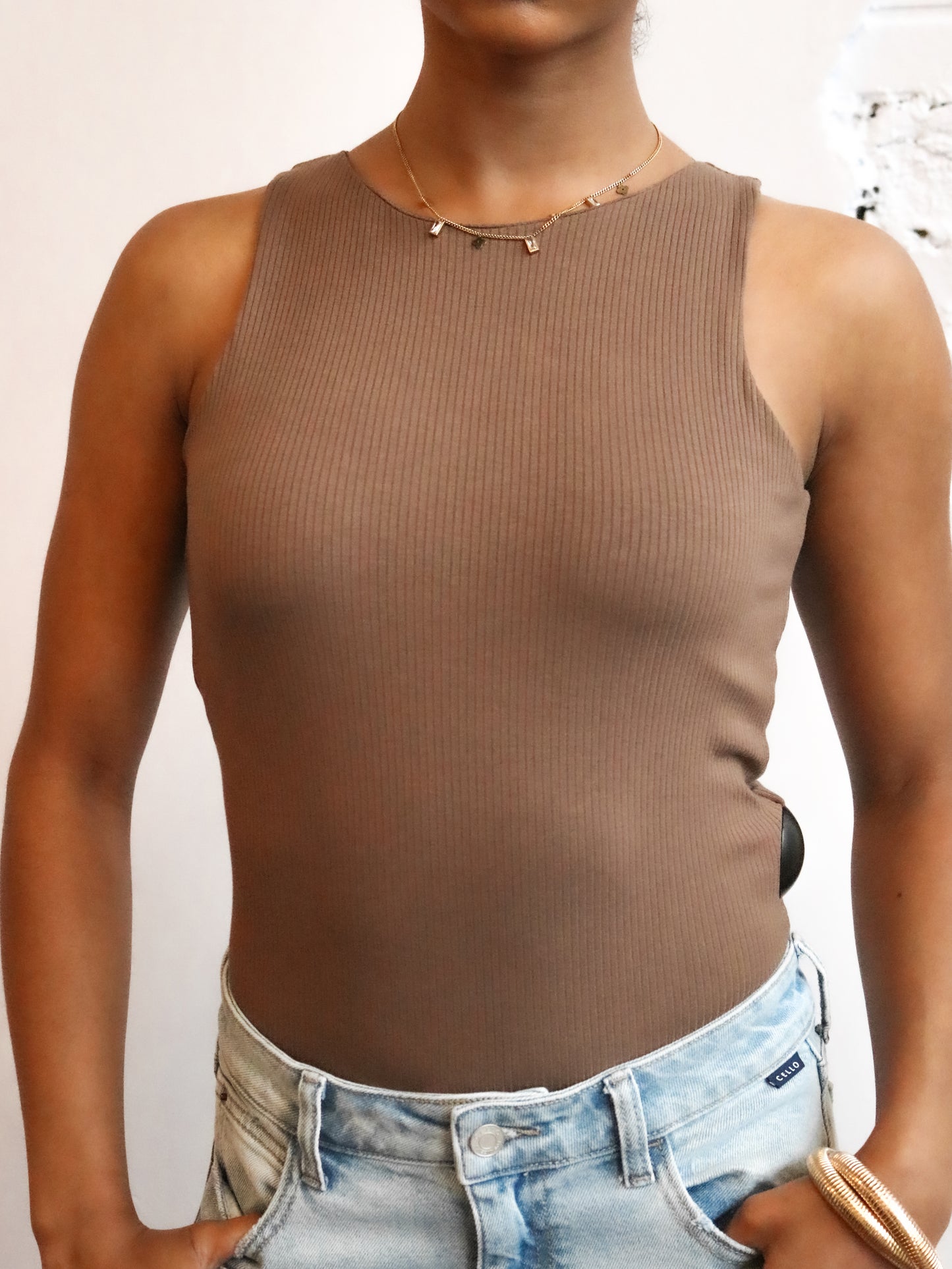 Ribbed Bodysuit