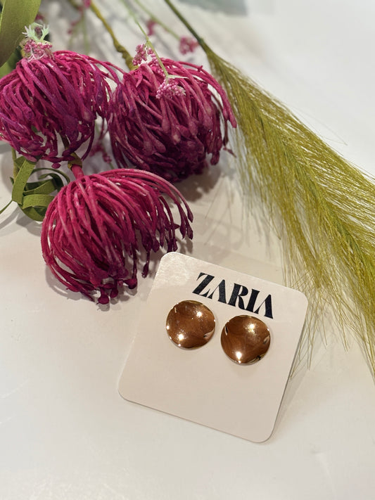 Metallic Sphere Earring