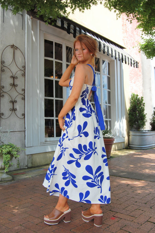 Leaf Midi Dress