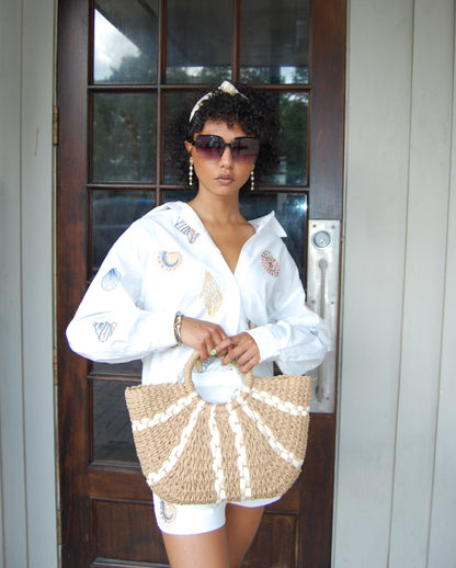 Seashore Linen Top